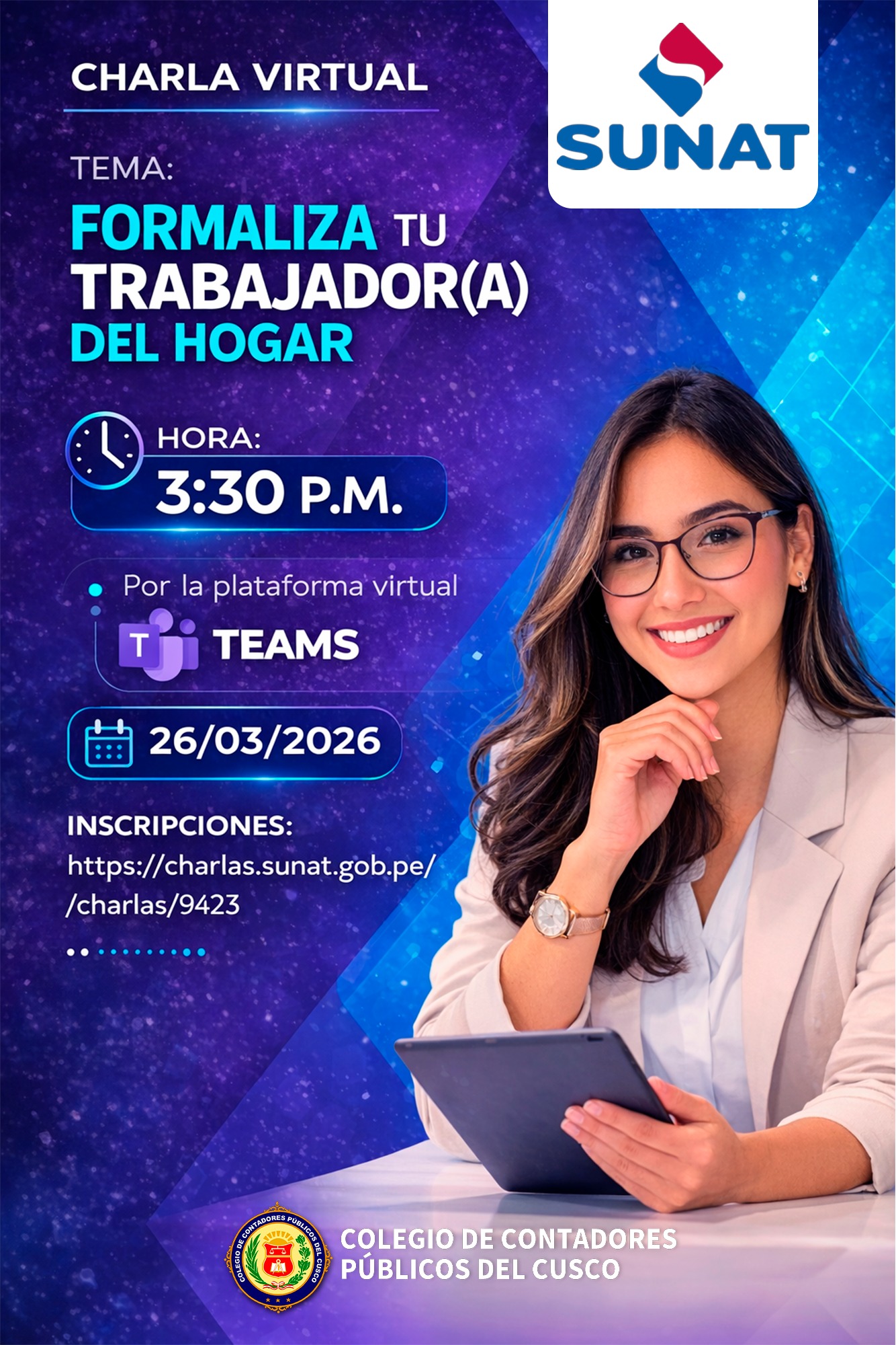 Flyer: Formaliza tu trabajador(a) del hogar