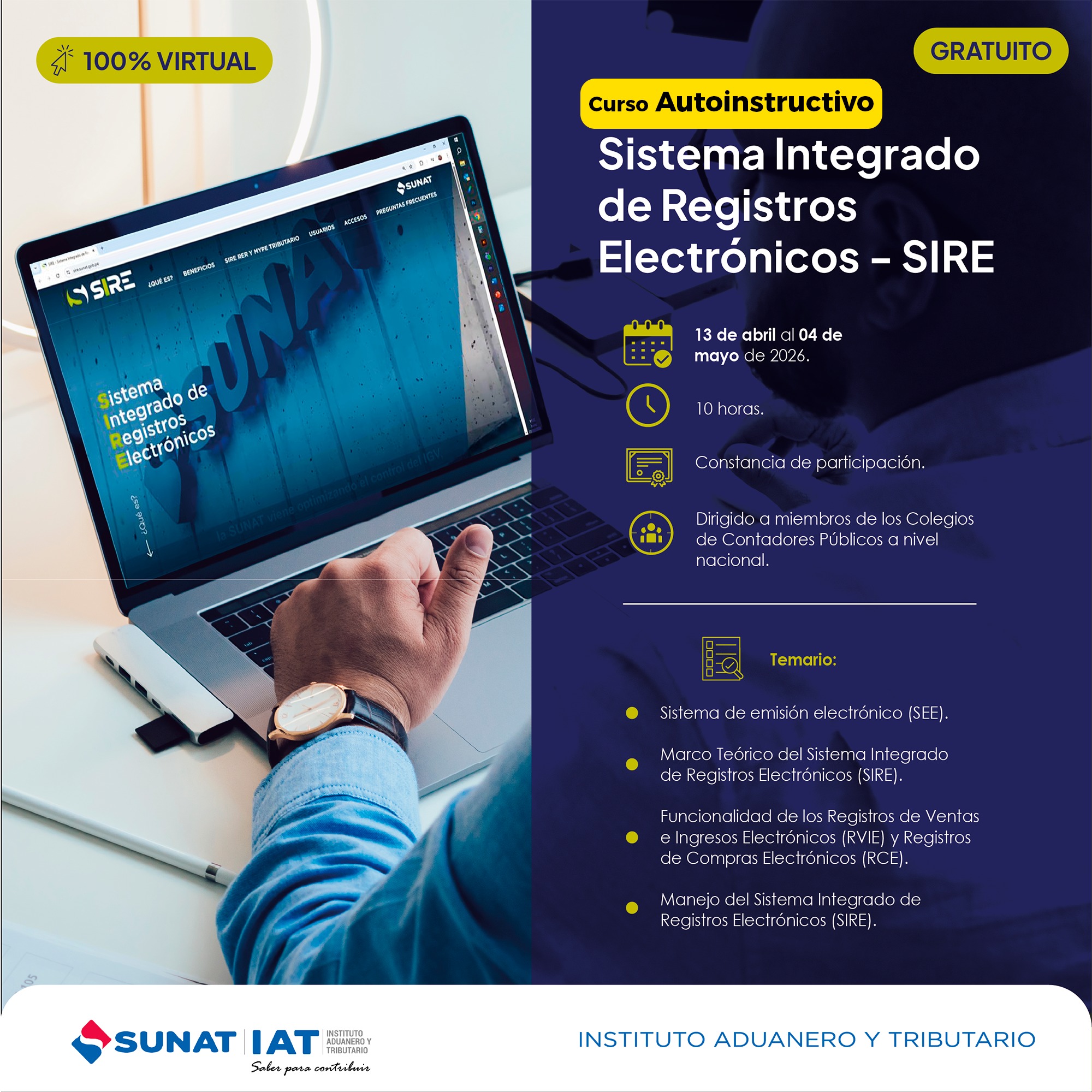 Flyer: 💻 Sistema Integrado de Registros Electrónicos – SIRE