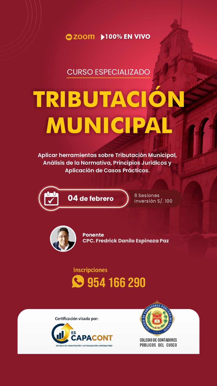 Flyer: Tributación Municipal
