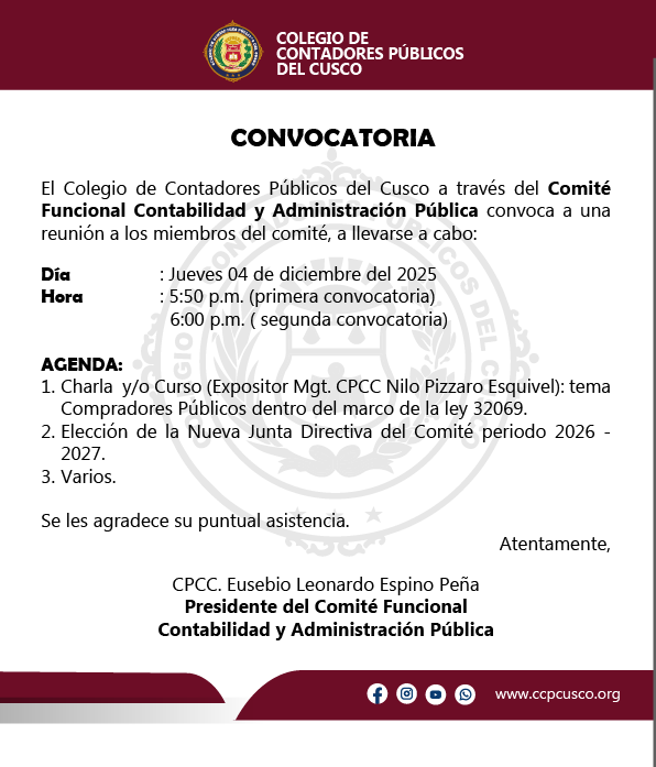 ¡COMUNICADO IMPORTANTE!