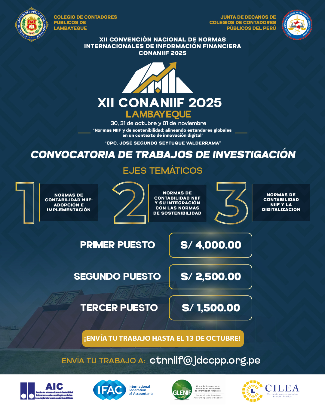 CONVOCATORIA TRABAJOS DE INVESTIGACION CONANIIF 2025